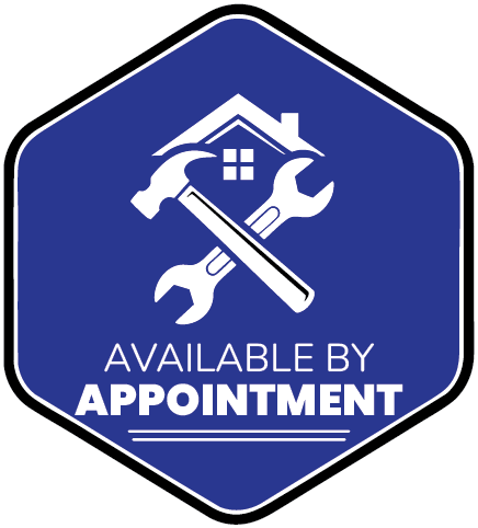 Available by Appointment badge